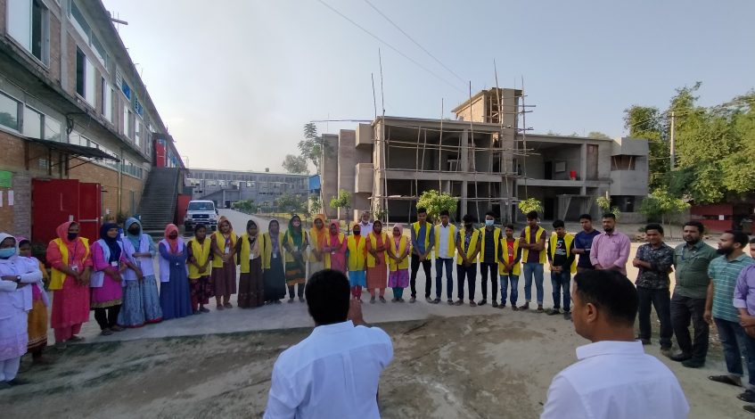 নিরাপদ কর্ম পরিবেশ এর লক্ষ্যে প্রশিক্ষণ